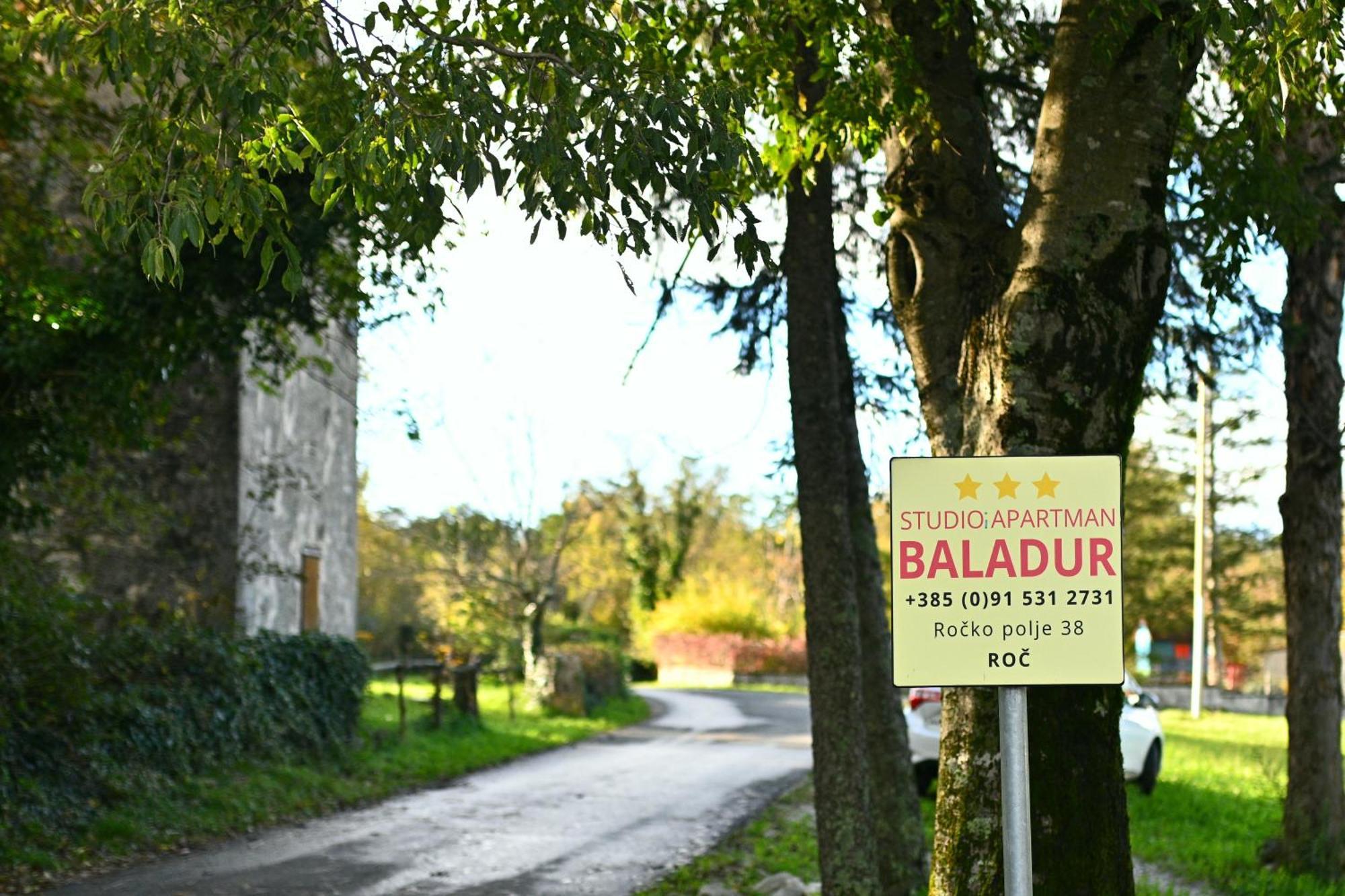 Apartman Studio Baladur Roč 外观 照片
